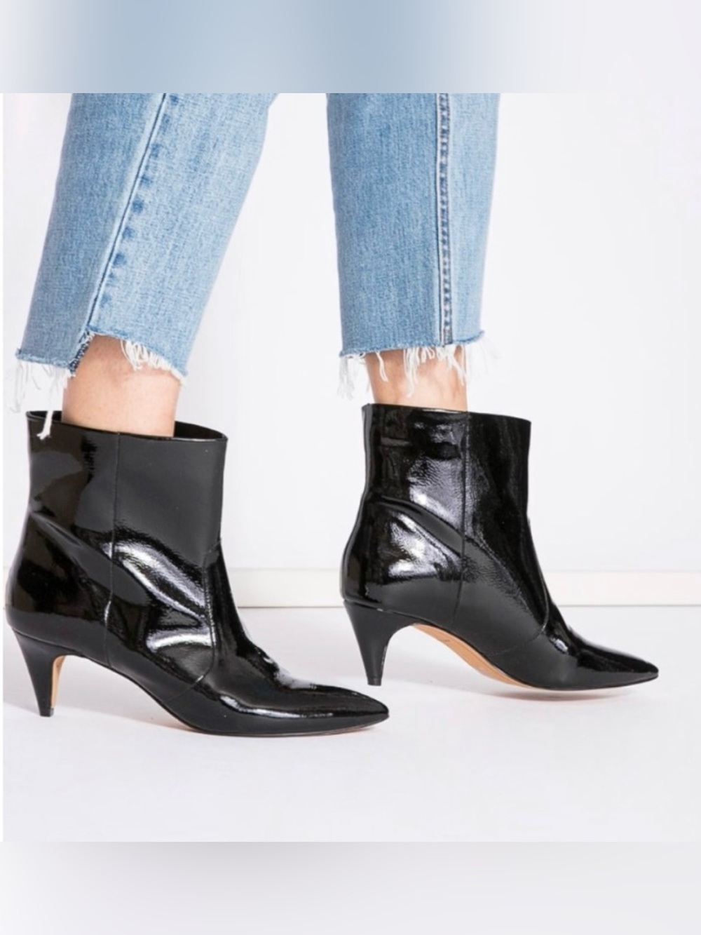 Dolce Vita Patent Leather Dee Booties